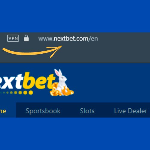 The main page of the Nextbet website